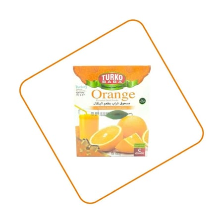 مسحوق شراب بطعم البرتقال 300 ج