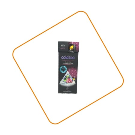 شاي التوت الاسود بارد بنكهة الشاي الاسود