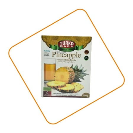 مسحوق شراب بطعم الاناناس 300 ج