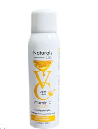 بخاخ تبيض وترطيب البشرة بفيتامين سي من ناتشورال 180 مل