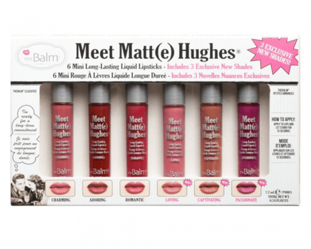 Set of 6 Mini Long-Lasting Liquid Lipsticks