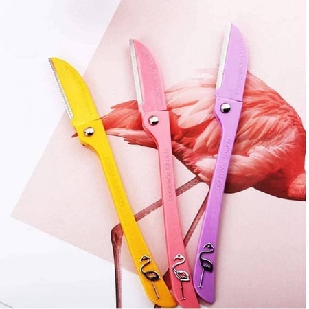 شفرات حلاقة  نسائيه للحواجب - فيذر فلامينجو