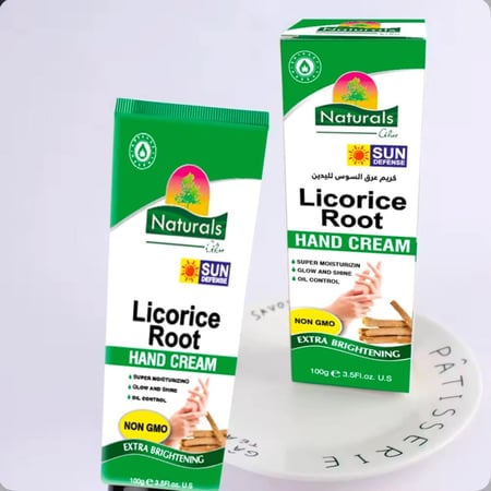 كريم لليدين بخلاصه جذور عرق السوس 100 جرام