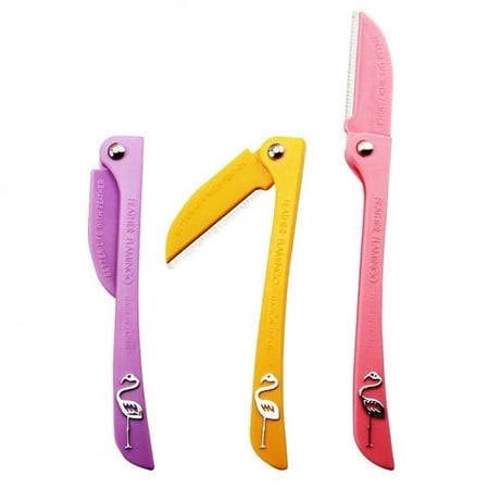 شفرات حلاقة  نسائيه للحواجب - فيذر فلامينجو