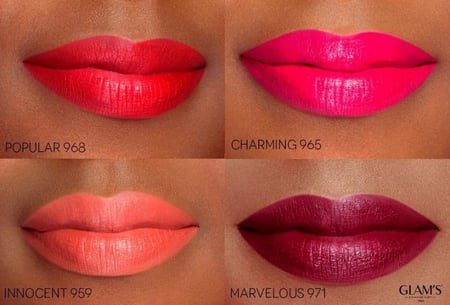 Glam’s Perfect Line Matt Finish Lipstick - 974 Famous