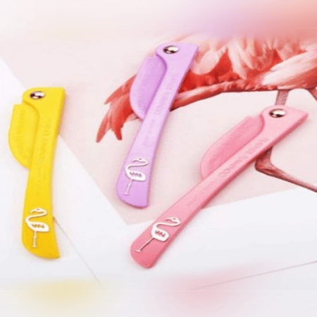 شفرات حلاقة  نسائيه للحواجب - فيذر فلامينجو