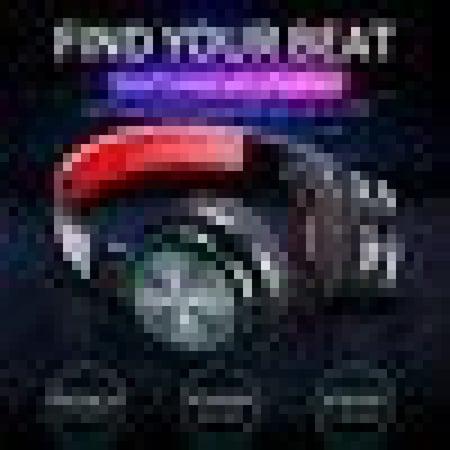 سماعات رأس لاسلكية | تعمل باللمس Picun تدوم إلى 24 ساعة (لون أبيض)