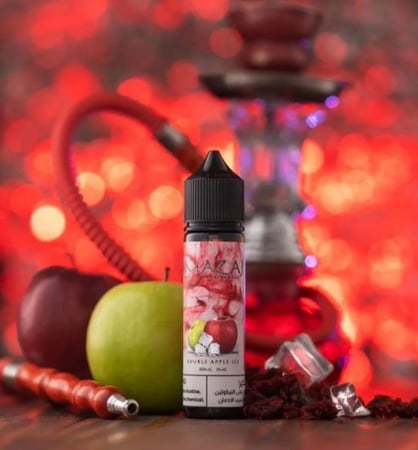 تفاحتين ايس مزاج فيب - Douple apple mazaj vape