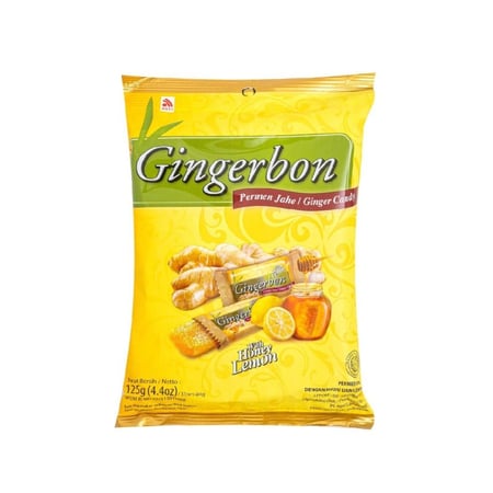 حلاوة زنجبيل بنكهة العسل والليمون-GINGERBON HONEY LEMON CANDY