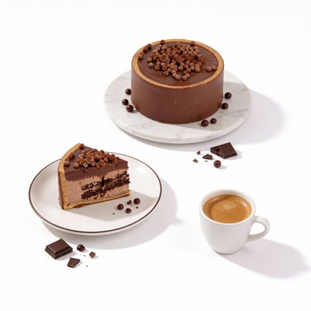 ميني كيك بسكويت شوكولاتة