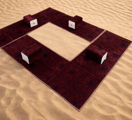 طقم مدتين زواية + 4 مراكي مقاس صغير