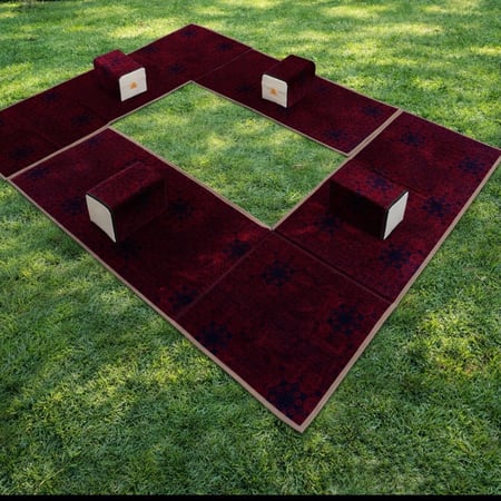طقم مدتين زواية + 4 مراكي مقاس صغير