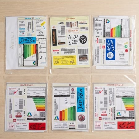 ستكرات لجميع السيارات باشكال مختلفة