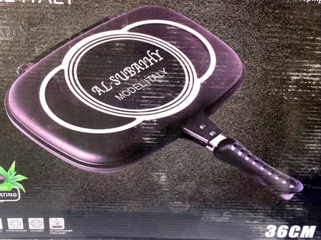 مقلاة بوجهين مستطيلة م36سم