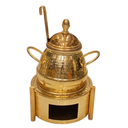 جرة فول إستيل  ذهبي  لتر