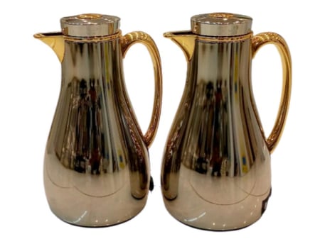 طقم ترامس عذبة كروم مذهب