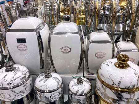 علب بهارات بورسلان