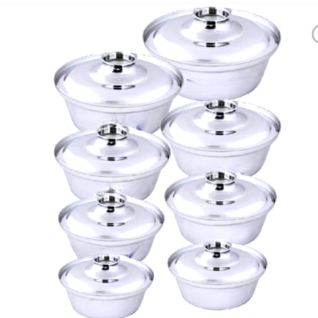 طقم حلة 8 قطع ألمنيوم