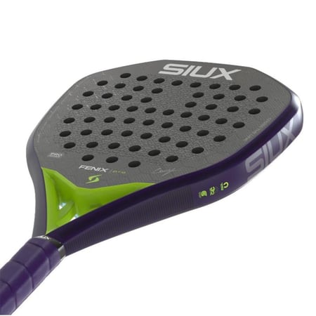 Siux Fenix Pro Glow Purple Leo Ausburger Racket 2026