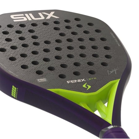 Siux Fenix Pro Glow Purple Leo Ausburger Racket 2026