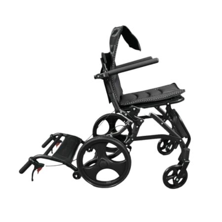 كرسي تنقل فايبر خفيف الوزن قابل للطي - مقاس 45 سم