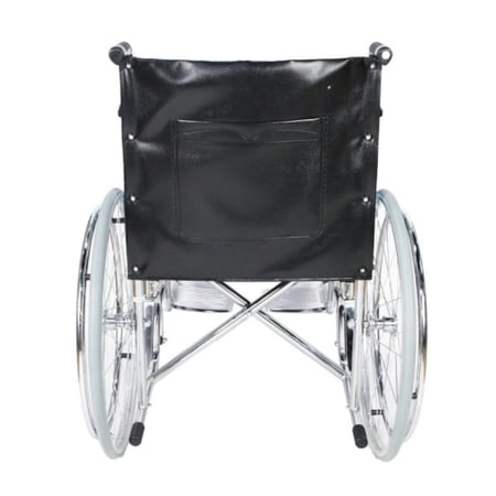 كرسي متحرك يدوي طبي – إطار فولاذي ثابت ومتين