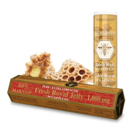 مارنيز غذاء ملكات النحل الطازج 1000 مجم – كبسولات رويال جيلي 30 كبسولة