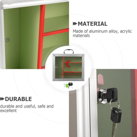 صندوق اسعافات أولية كبير (L) – تخزين آمن ومحمول للأدوية والمستلزمات الطبية