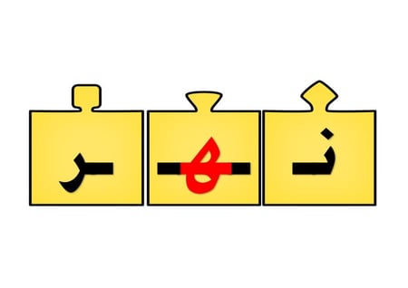 أحجية تكوين كلمات الحرف ( هـ )