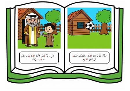 قصة حرف ( ك )