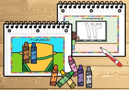 كتيبات الاعداد المخفضة من ( 11 - 20 )