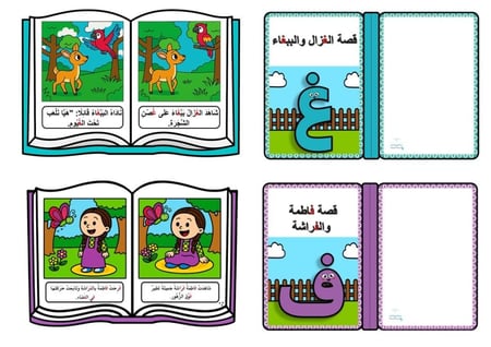 قصص الحروف الهجائية المخفضة