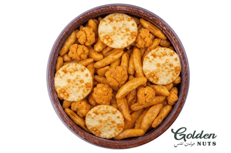 تشكيلة مقرمشات مشكلة بنكهة الباربكيو من جولدن نتس