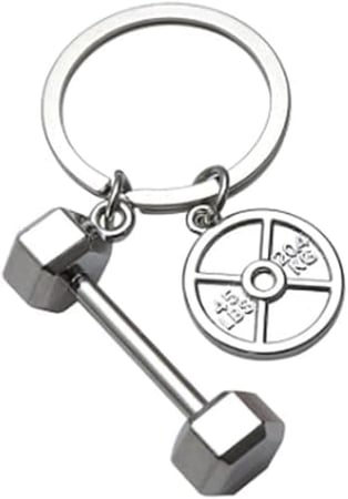 سلسلة مفاتيح على شكل دامبل ميدالية