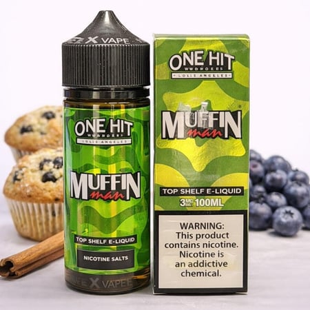نكهة فيب كيك تفاح - ون هيت 100 مل  ONE HIT MUFFIN