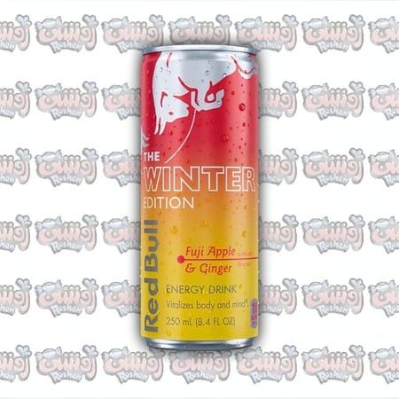 ريد بول إصدار الشتاء بنكهة تفاح فوجي والزنجبيل 250 مل | Red Bull Winter Edition Fuji Apple & Ginger 250ml