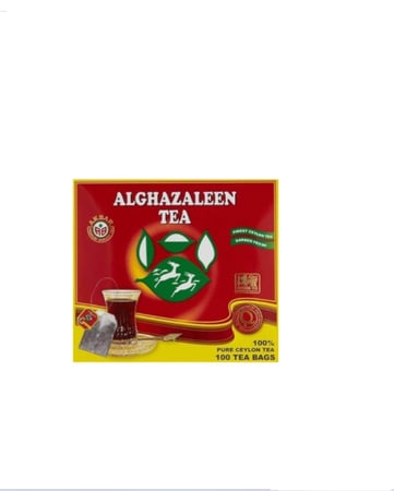 شاي الغزالين احمر خيط 100 كيس
