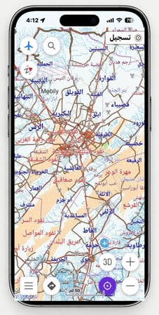 خرائط البر بدون انترنت للاندرويد