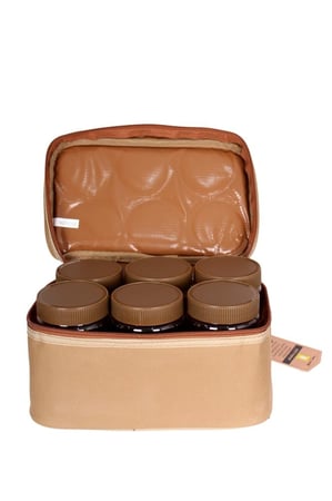 شنطة بهارات 6 علب وسط