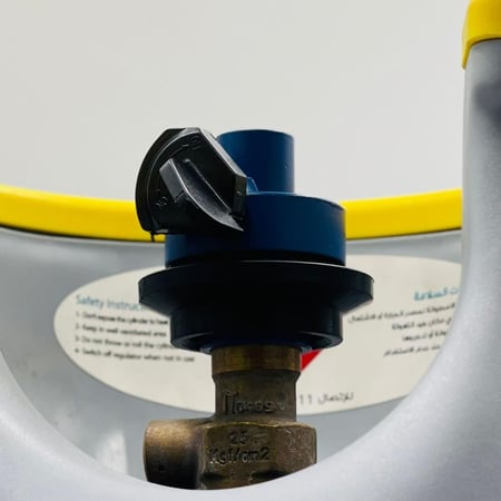 محول غاز من اسطوانة الى سنه