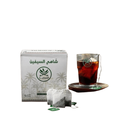 شاي السيفين خيط ابيض 100 كيس