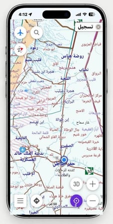 خرائط البر بدون انترنت للاندرويد