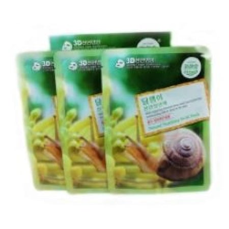 3D Snail Mucus Natural Nurishing Facial Mask