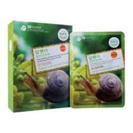 3D Snail Mucus Natural Nurishing Facial Mask
