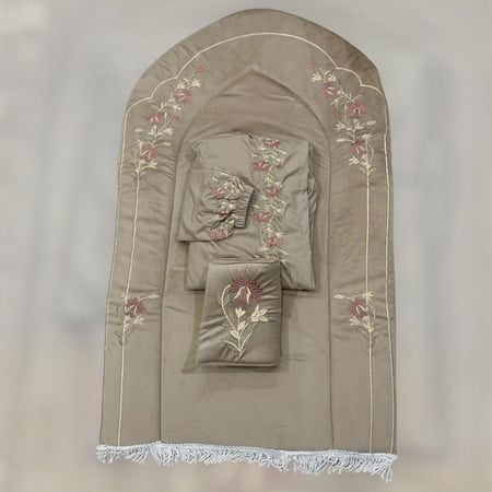 طقم صلاة فاخر مخمل , 3 قطع