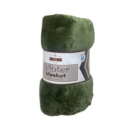 بطانية فائقة النعومة - حجم نفرين 240×220 سم , بألوان رائعة