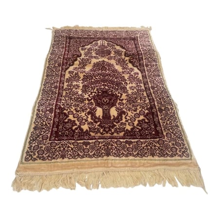 سجادة صلاة بحشوة ميموري فوم , مقاس 70x110 سم , مع شنطة