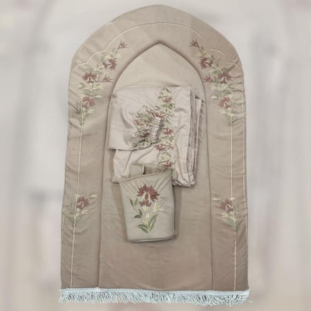 طقم صلاة فاخر مخمل , 3 قطع