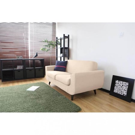 كنبة 2 مقاعد 200×85×85 سم - بيج -ATH.WO.105