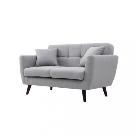 كنبة مقعدين 180×85×85 سم - رمادي -ATH.WO.108